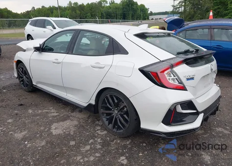 2021 Honda Civic Sport Touring z USA, uszkodzony, nr VIN SHHFK7H90MU405121
